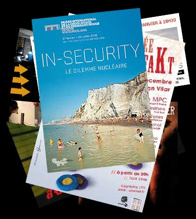 tas d'affiches